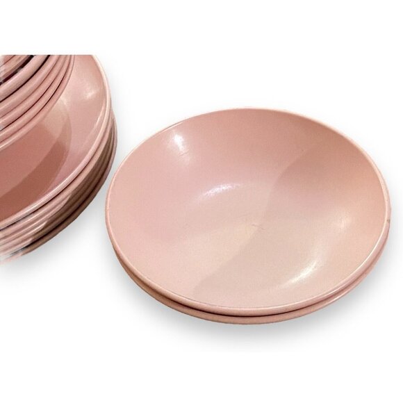 Marcrest Melmac Pink Coral Bread Side Plates, Sm & Med Bowls Lot MCM Mar-crest - Picture 8 of 8